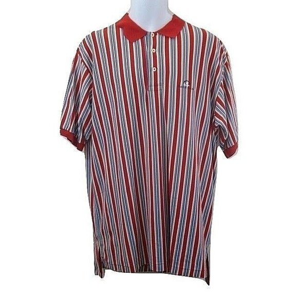 Ralph Lauren Polo Golf Shirt Barten Creek Mens XL Retro Multi-Striped Size XL - Picture 1 of 6
